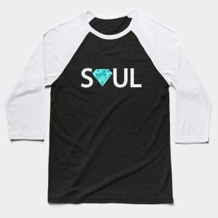 Precious Soul artistic typography design Baseball T-Shirt